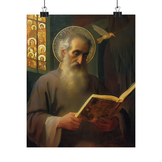 St. Isaac of Armenia - Catholic Saint Poster Print