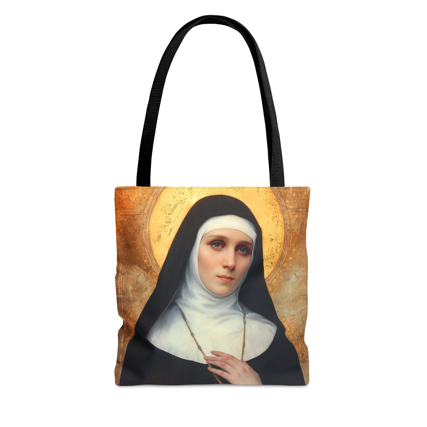 Saint Benedetta Cambiagio Tote Bag - Large Medium Small Faith Art Bag - Catholic Faith Purse - Religious Carry All Reusable Tote Bag