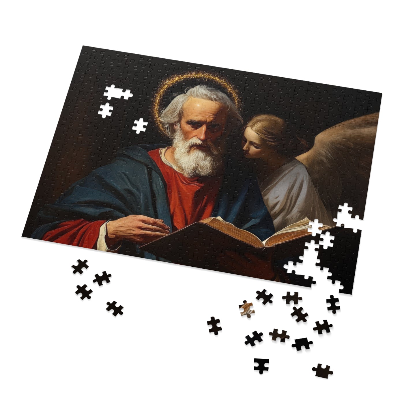 Saint Matthew the Apostle - Puzzle and Keepsake Tin - Religious Jigsaw Puzzle (30, 110, 252, 500,1000-Piece) - Religious Puzzle