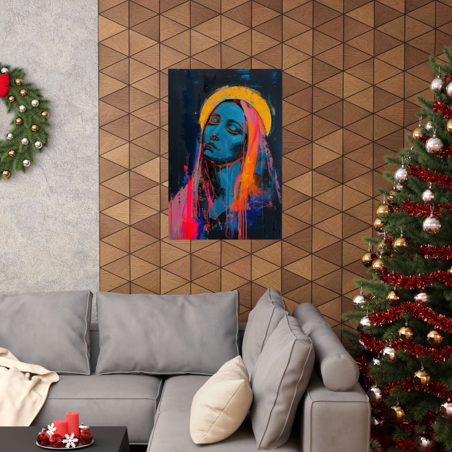 Mary, Mother of God - Mother of Eternal Wisdom Poster Print - Sanctified Souls Print - Multiple Sizes - Premium Posters - Catholic Art