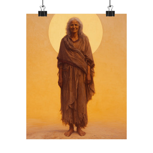 Saint Mary of Egypt - Desert Mother - Sanctified Souls Print - Multiple Sizes - Premium Matte Vertical Posters