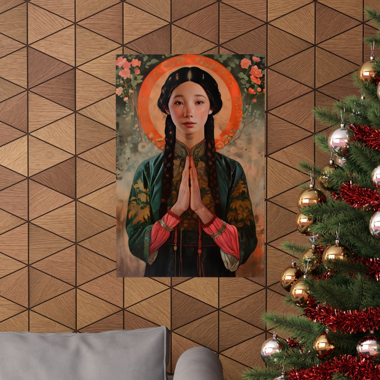 Saint Anna Wang - Sanctified Souls Print - Multiple Sizes - Premium Matte Vertical Posters -  Martyr of China
