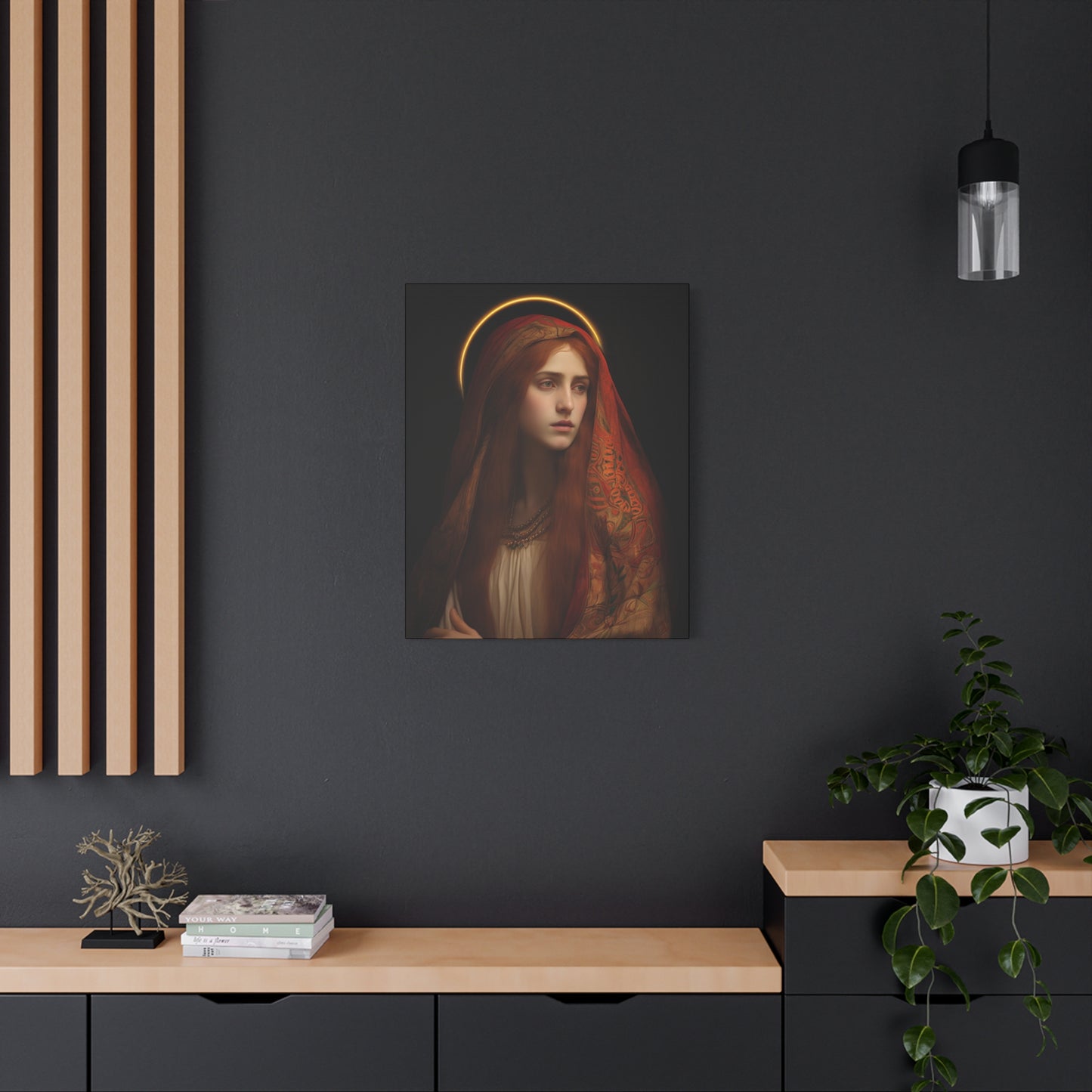 The Beloved Disciple - Mary Magdalene's Devotion - Museum Wrapped Canvas - Sanctified Souls Print - Religious Art for your Home