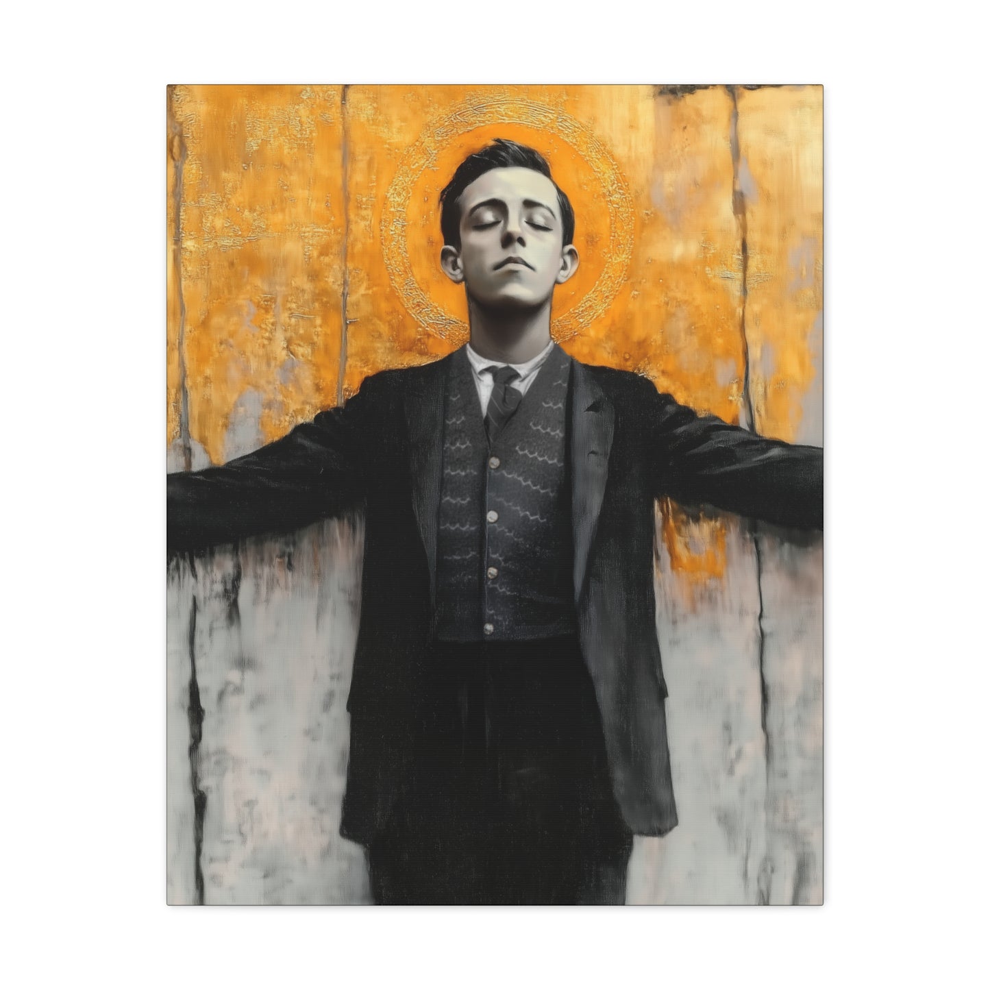 Blessed Miguel Pro- Gallery Wrapped Canvas - Print - Religious Art for your Home - Catholic Saint Art Print - Home Decor - Catholic Art