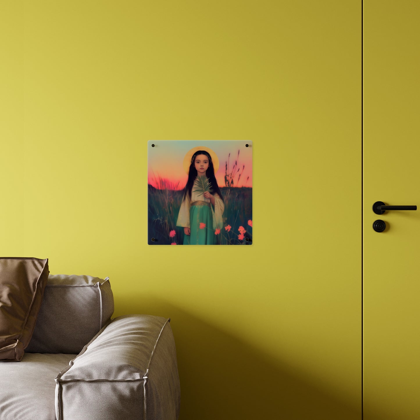 Saint Charity Wall Art Panel - Ready to Hang Acrylic Print - Catholic Saint Art - Patron Saint Print - Martyr of the Church