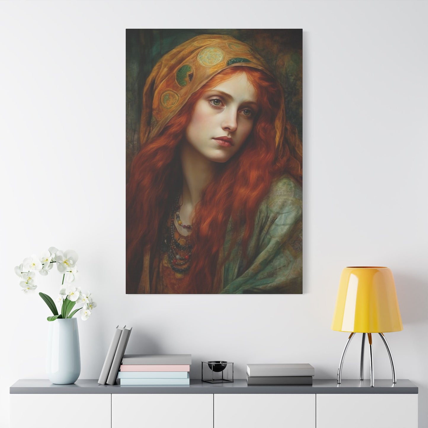 Mary Magdalene's Inner Peace Canvas Print - Multiple Sizes - Museum Wrapped - Mary Magdalene Portrait Art