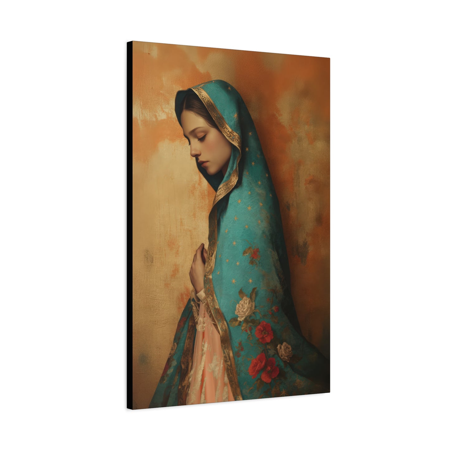 Our Lady of Guadalupe - Gallery Wrapped Canvas - Print - Religious Art for your Home - Catholic Art