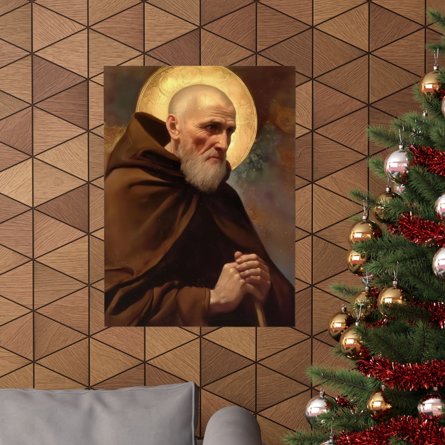 Saint Ignatius of Laconi - Sanctified Souls Print - Multiple Sizes - Premium Matte Vertical Posters