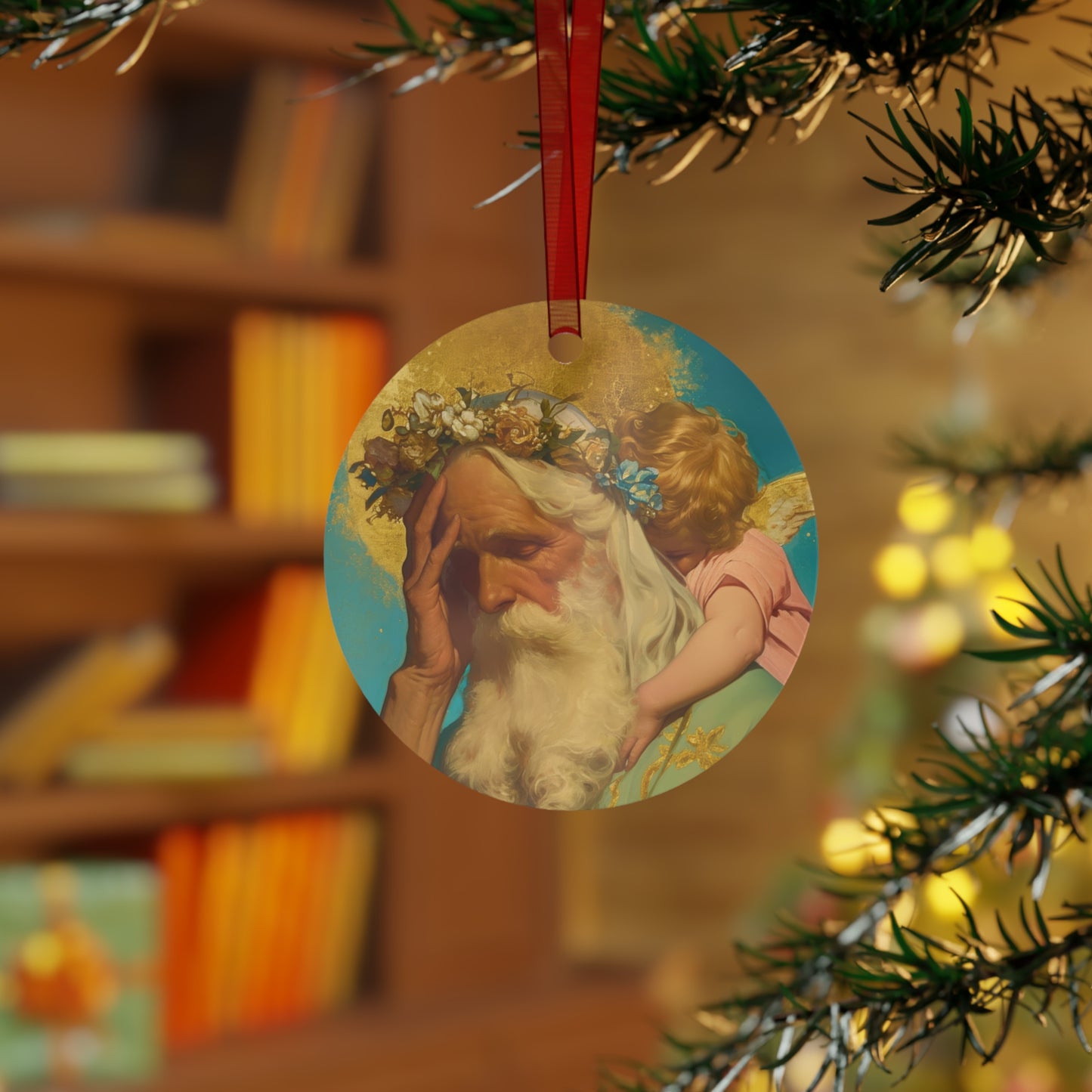 Saint Alexis Falconieri - Apostle Metal Ornament - Religious Holiday Christmas Keepsake - Religious Catholic Tree Ornament - Christmas Gift