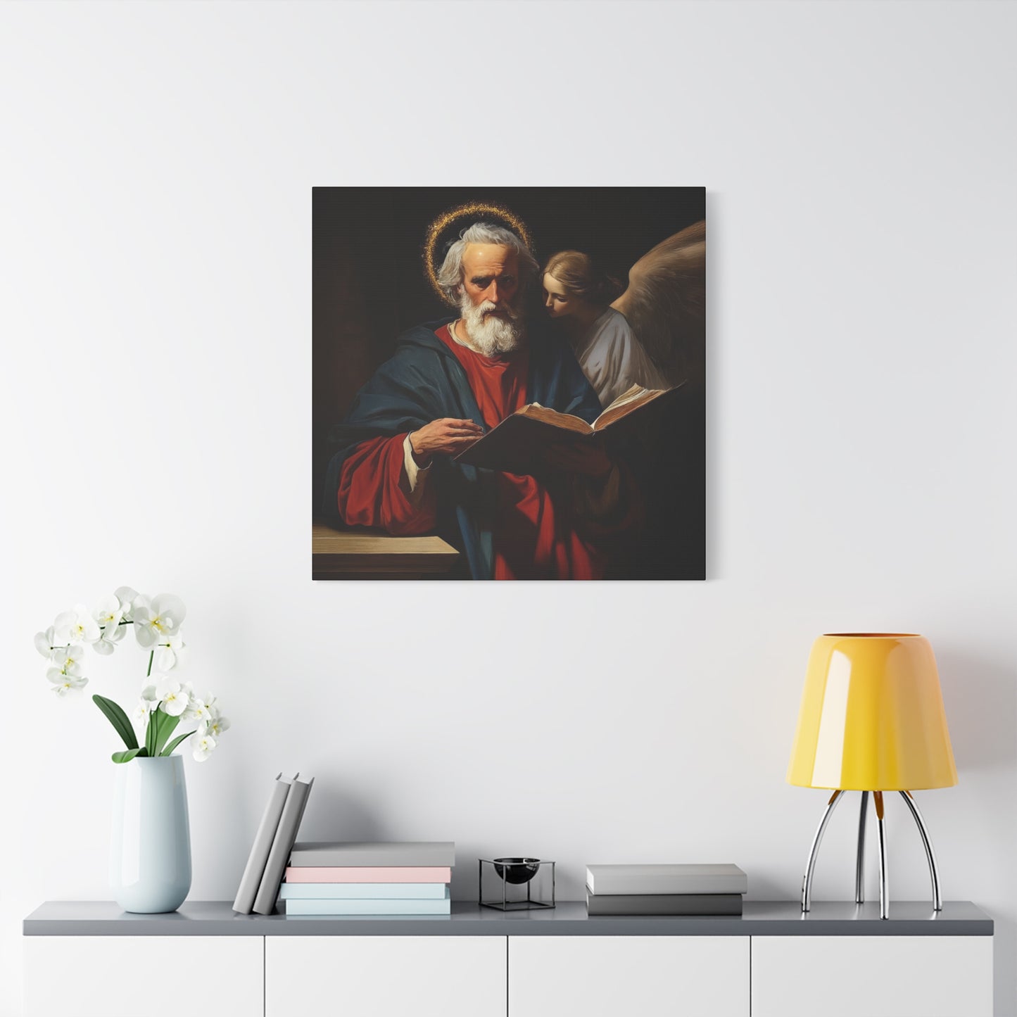 Saint Matthew the Apostle - Gallery Wrapped Canvas - Print - Religious Art for your Home - Catholic