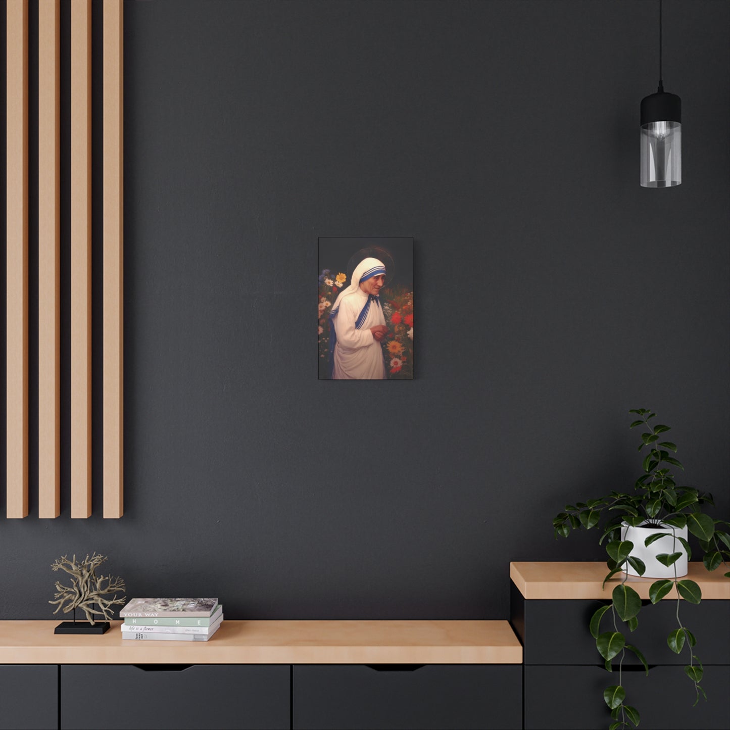 Saint Teresa of Calcutta -  Museum Wrapped Canvas - Sanctified Souls Print - Religious Art for your Home - Catholic Patron Saint Art
