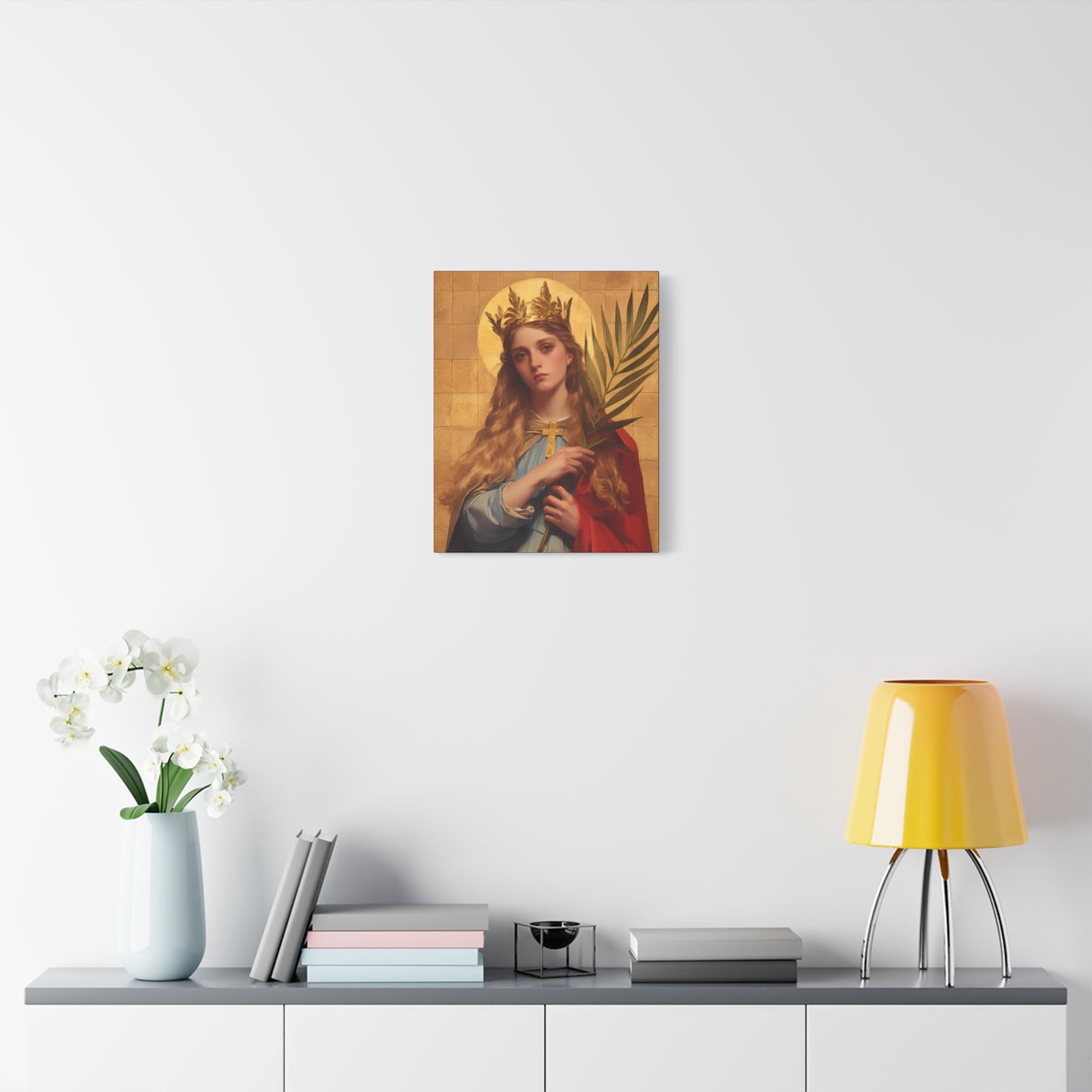 Saint Agrippina - Gallery Wrapped Canvas - Print - Religious Art for your Home - Catholic Art