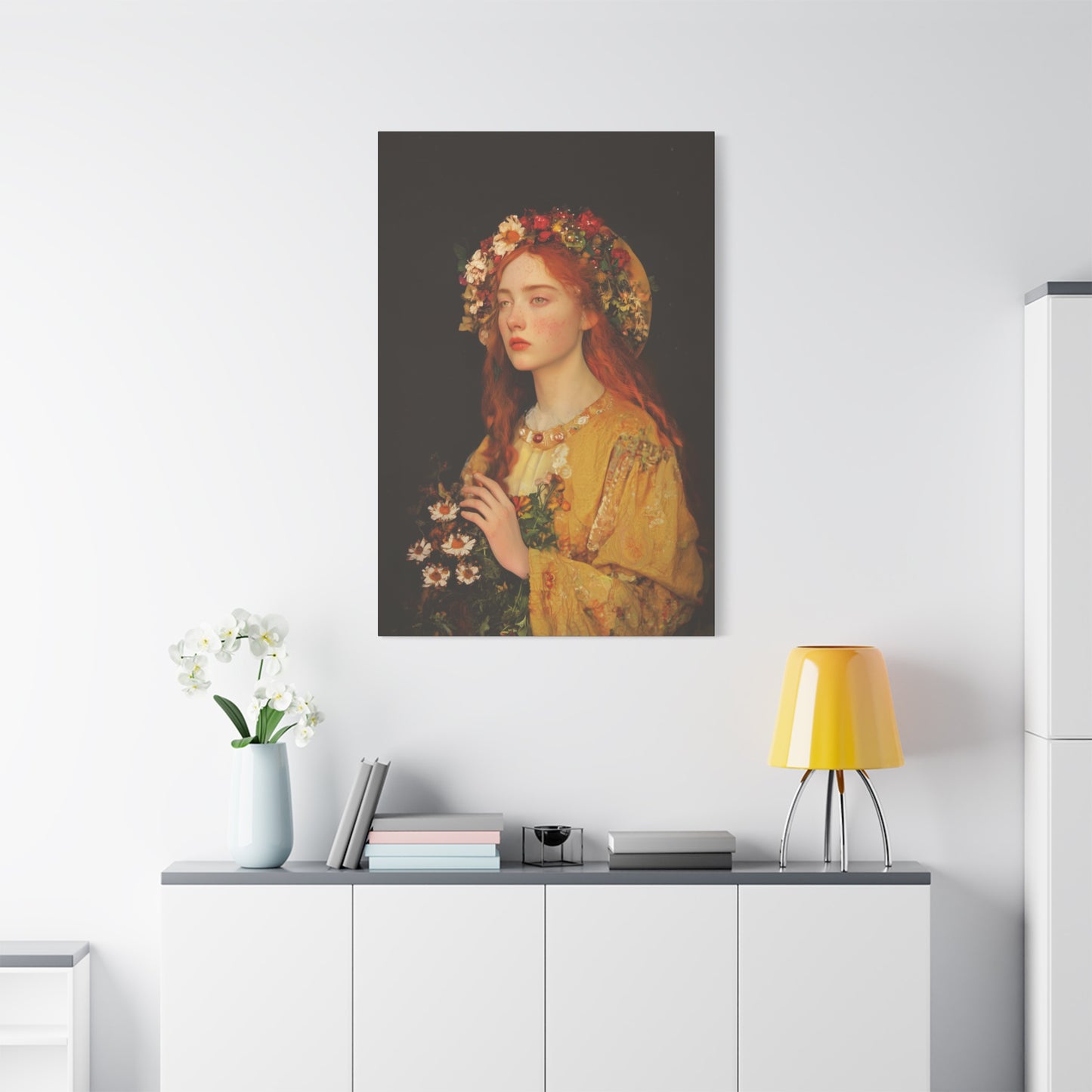Radiance of Repentance - Mary Magdalene's Renewal - Museum Wrapped Canvas - Print - Religious Art for your Home - Prayer Room - Catholic