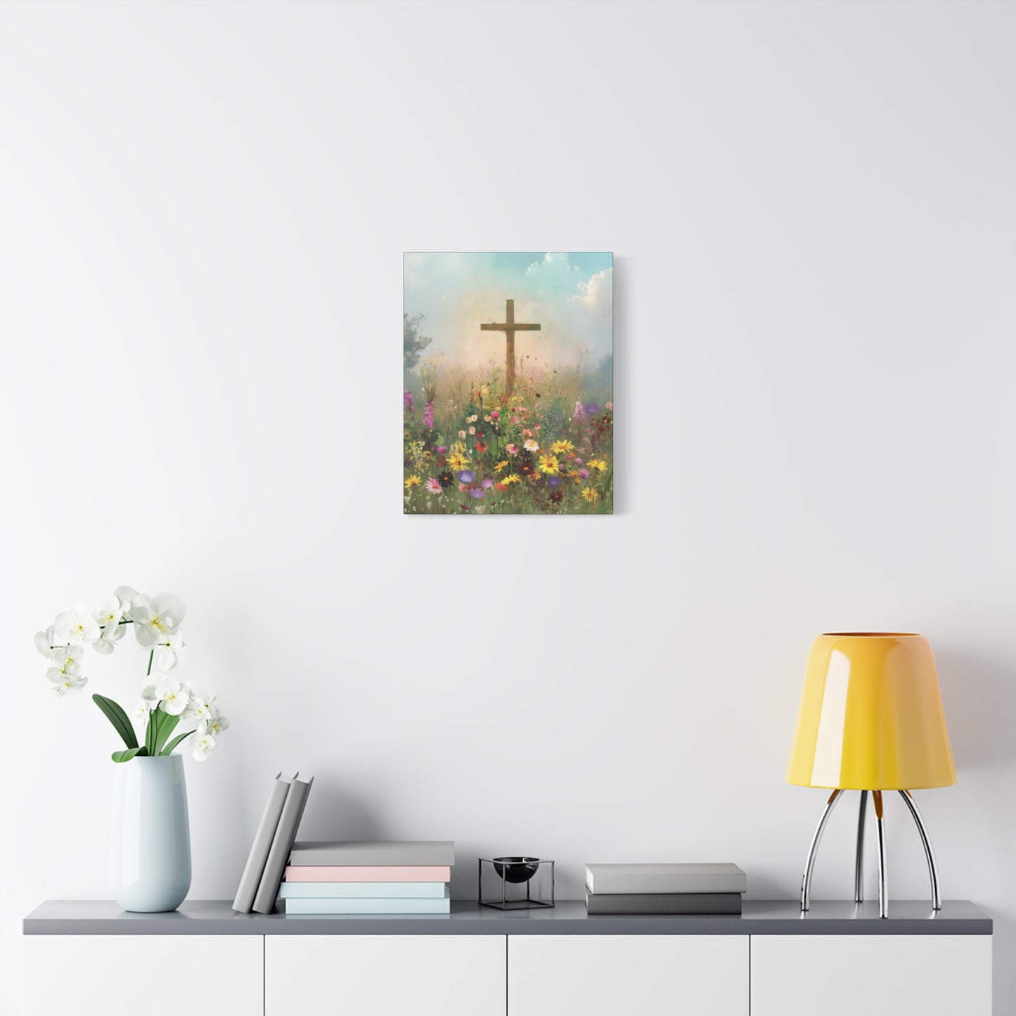 The Cross That Called the Earth to Life - Gallery Wrapped Canvas - Print - Religious Art for your Home - Catholic