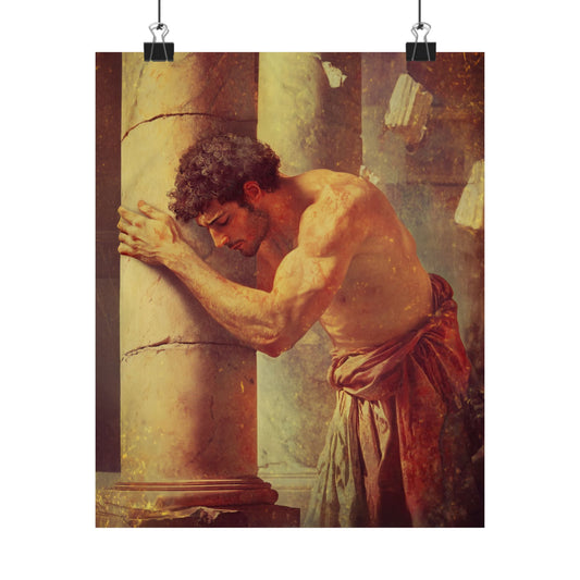 Samson - Sanctified Souls Print - Multiple Sizes - Premium Matte Vertical Posters - Catholic Christian Home Decor Art