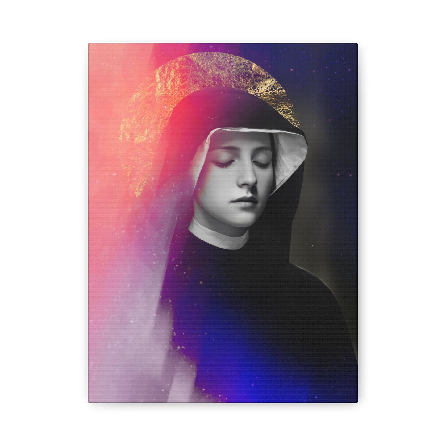 Saint Faustina Kowalska - Museum Wrapped Canvas - Sanctified Souls Print - Religious Art for your Home