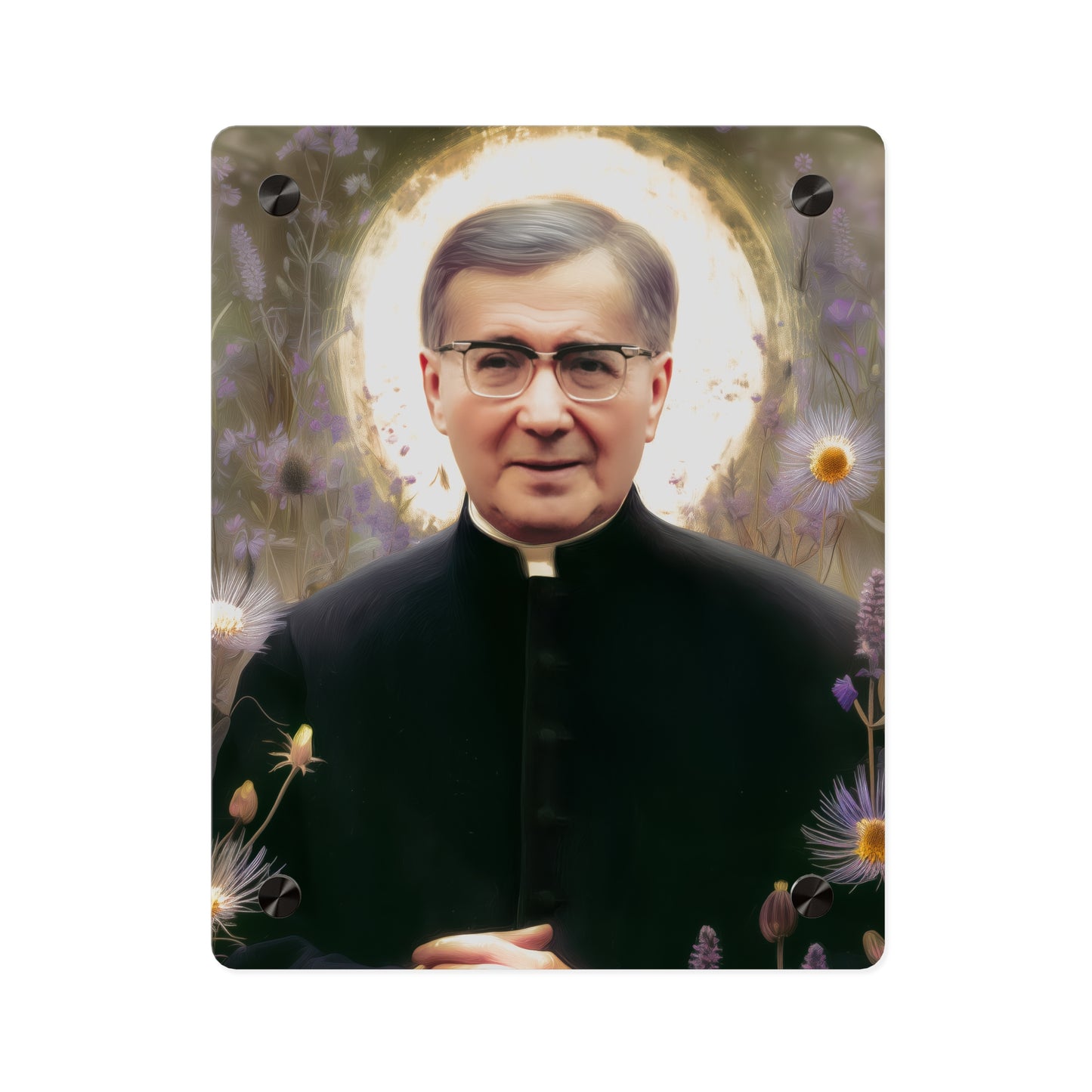 Saint Josemaría Escrivá de Balaguer Acrylic Wall Art Panel - Ready to Hang Acrylic Print - Catholic Saint Art