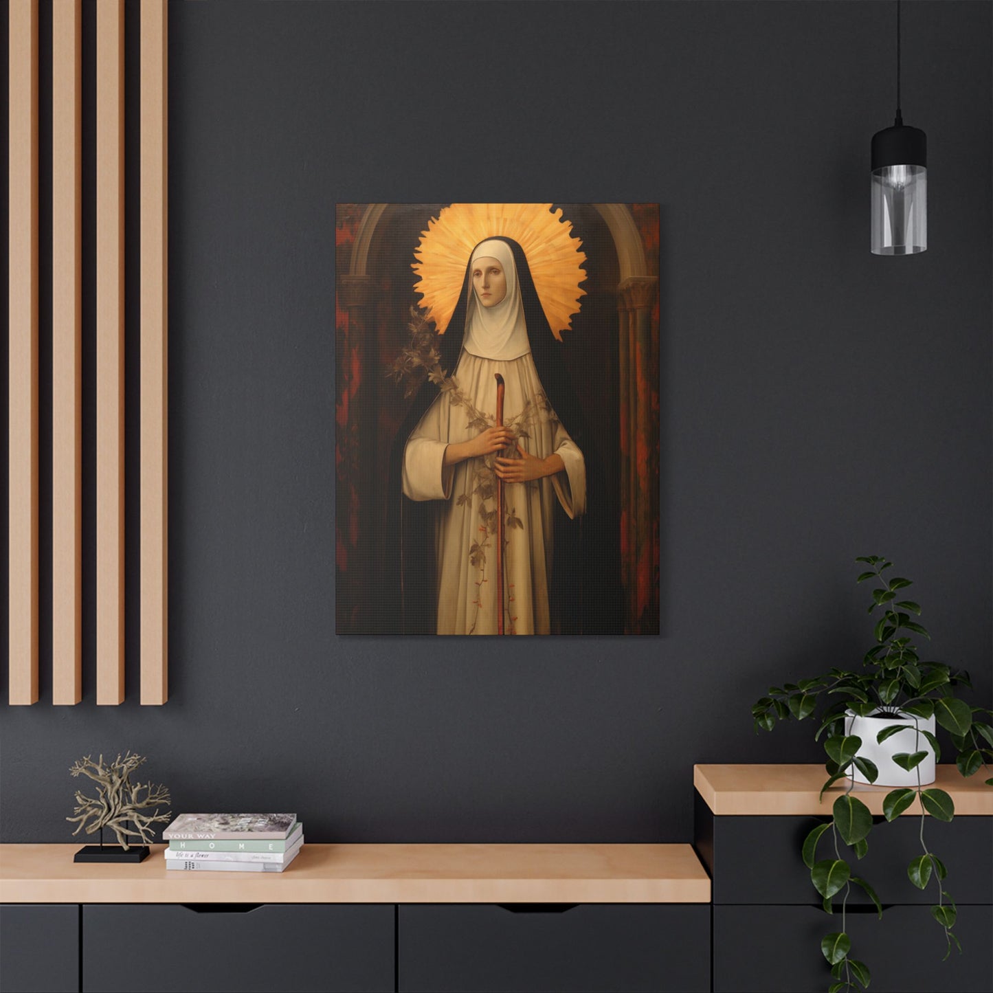 Saint Margaret of Castello - Museum Wrapped Canvas - Sanctified Souls Print - Religious Art for your Home - Blessed Margaret of Castello