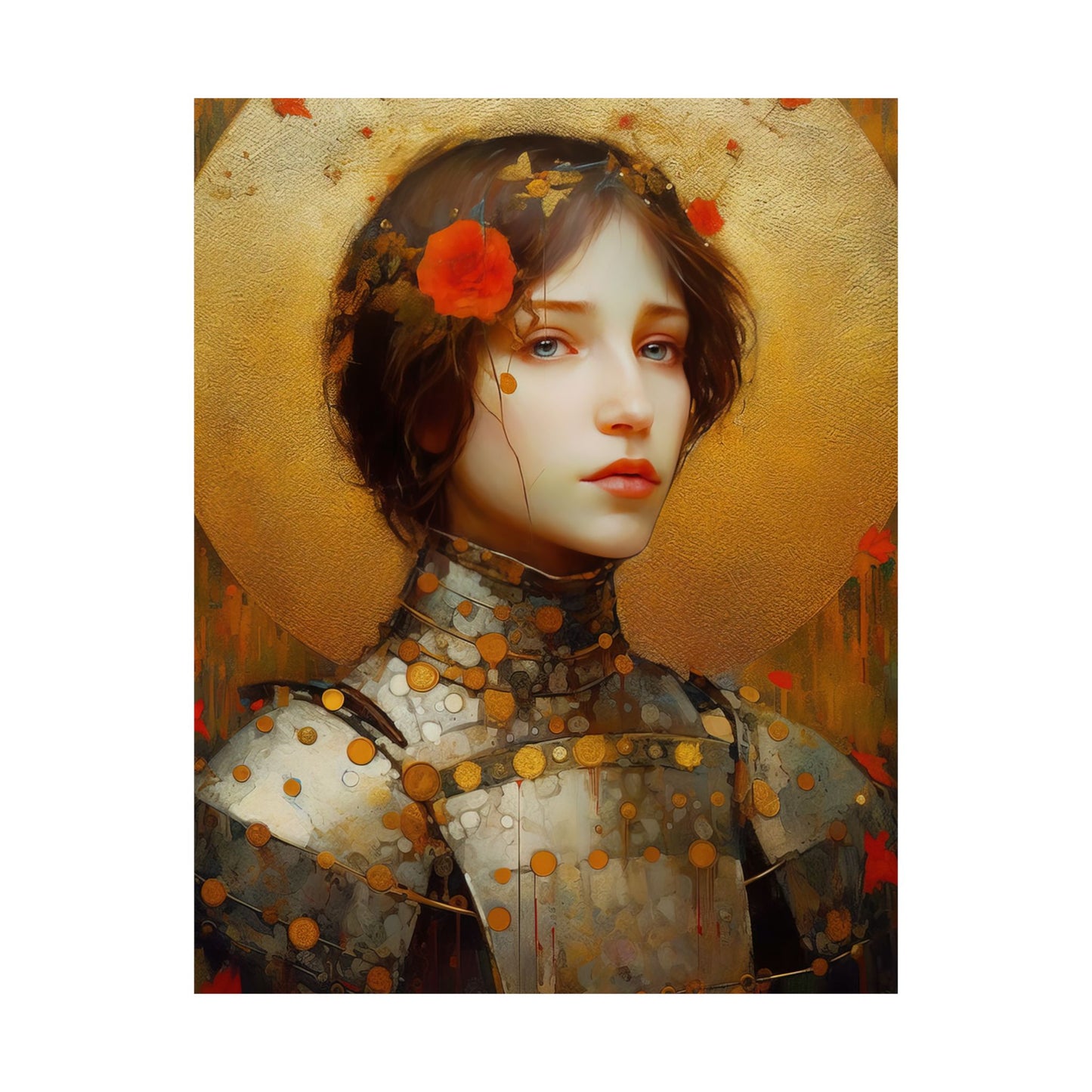 Saint Joan of Arc Print - Sanctified Souls Print - Multiple Sizes - Premium Matte Vertical Posters
