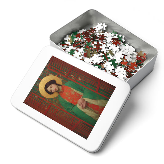 Saint Agnes Tsao Kou Ying - Puzzle and Keepsake Tin - Religious Jigsaw Puzzle (30, 110, 252, 500,1000) - Gift for Catholic Families