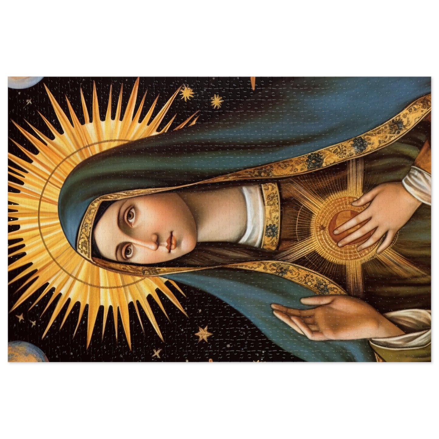 Saint Clare of Assisi - Puzzle and Keepsake Tin - Religious Jigsaw Puzzle (30, 110, 252, 500,1000-Piece) - Religious Puzzle