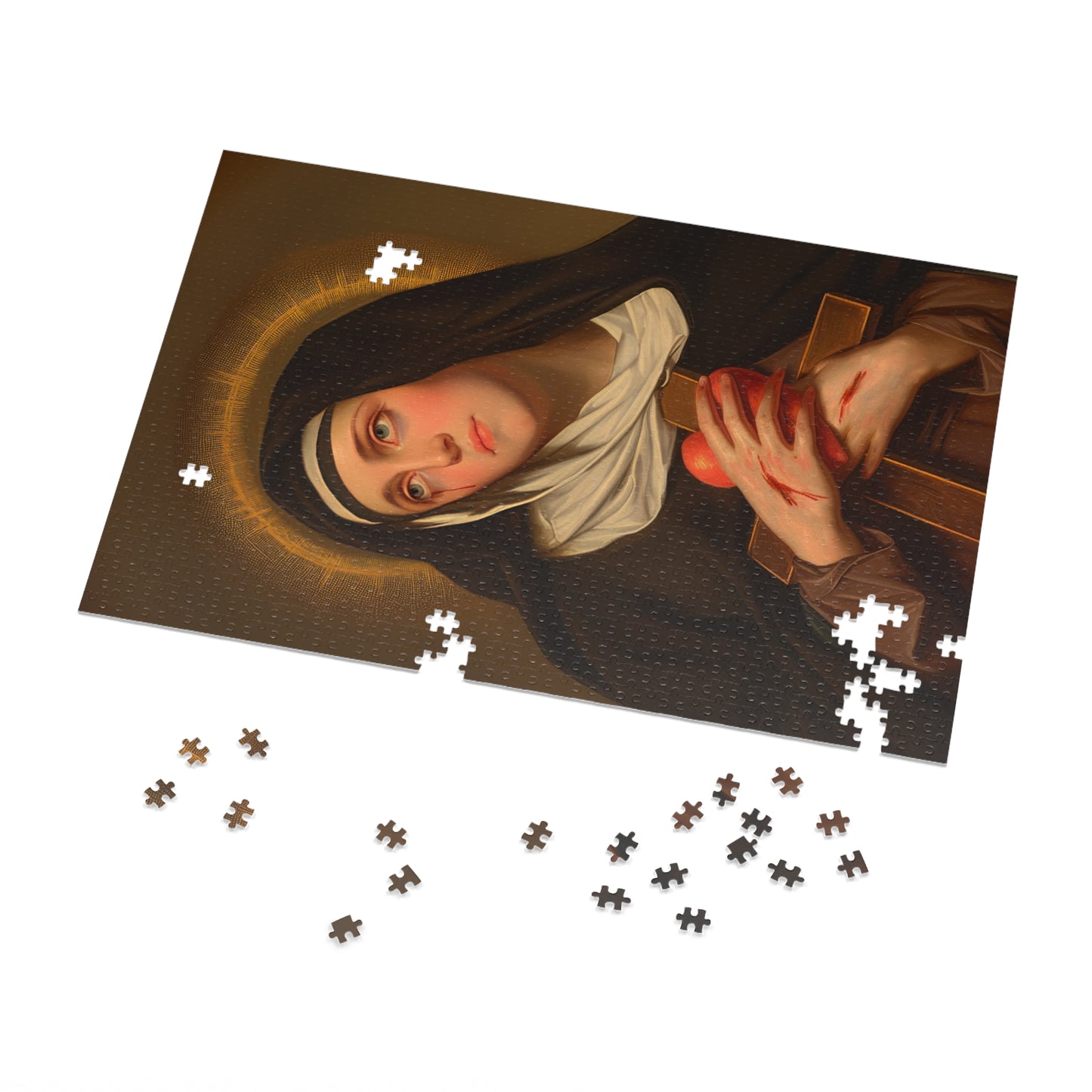 Saint Veronica Giuliani - Puzzle and Keepsake Tin - Religious (30, 110, 252, 500,1000) - Religious Puzzle - Religious