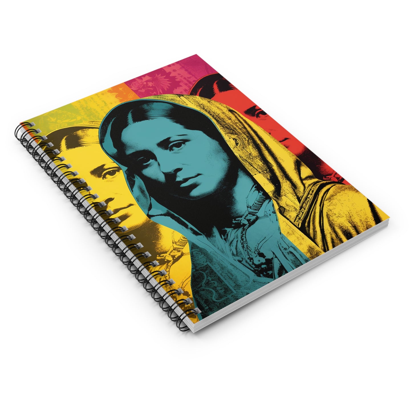 Our Lady of Guadalupe Journal - Sanctified Souls Art - Religious Based Notebook - Spiral Notebook - Ruled Line
