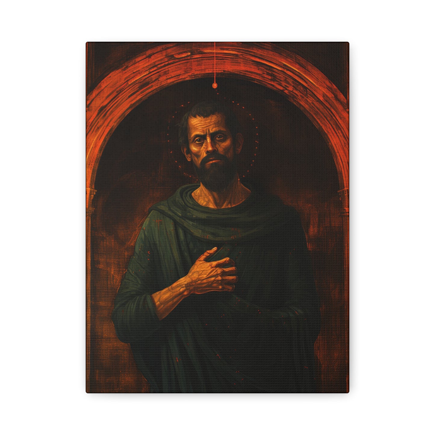 Saint Bartholomew Canvas Print - Multiple Sizes - Catholic Home art - Museum Wrapped Canvas - Sanctified Souls Print