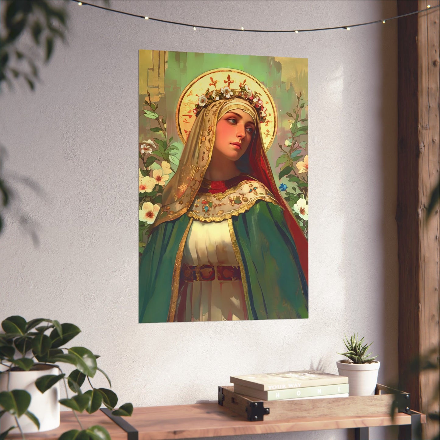 Saint Matilda of Germany Print - Sanctified Souls Print - Multiple Sizes - Premium Matte Vertical Posters