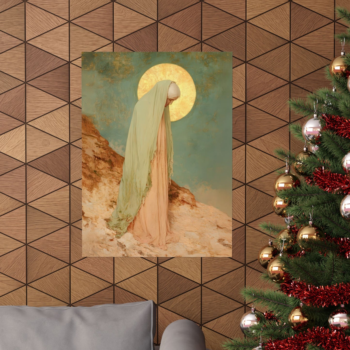 Saint Melania the Elder - Desert Mother - Sanctified Souls Print - Multiple Sizes - Premium Matte Vertical Posters