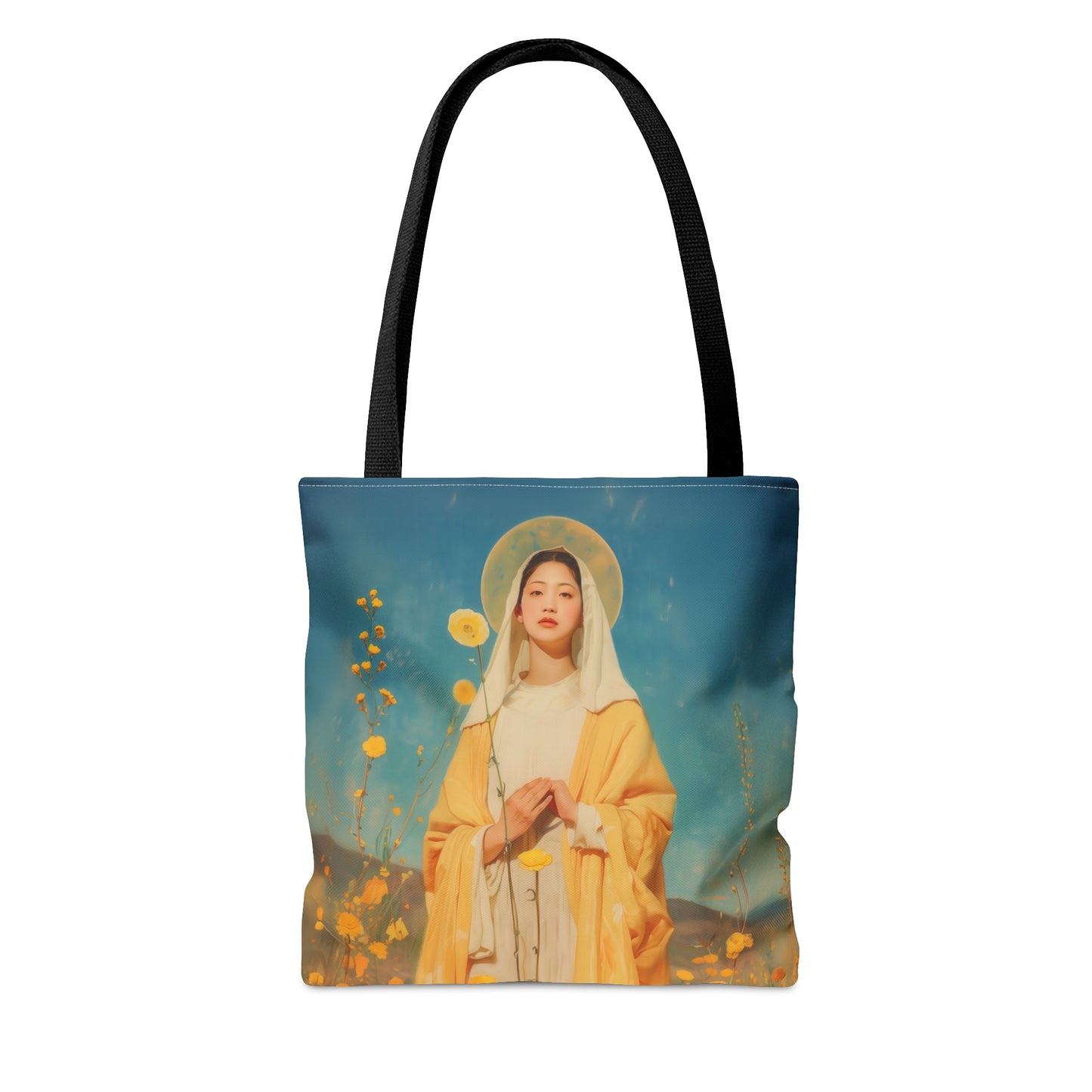 Saint Agatha Lin - Tote Bag - Large Medium Small Faith Art Bag - Catholic Faith Purse