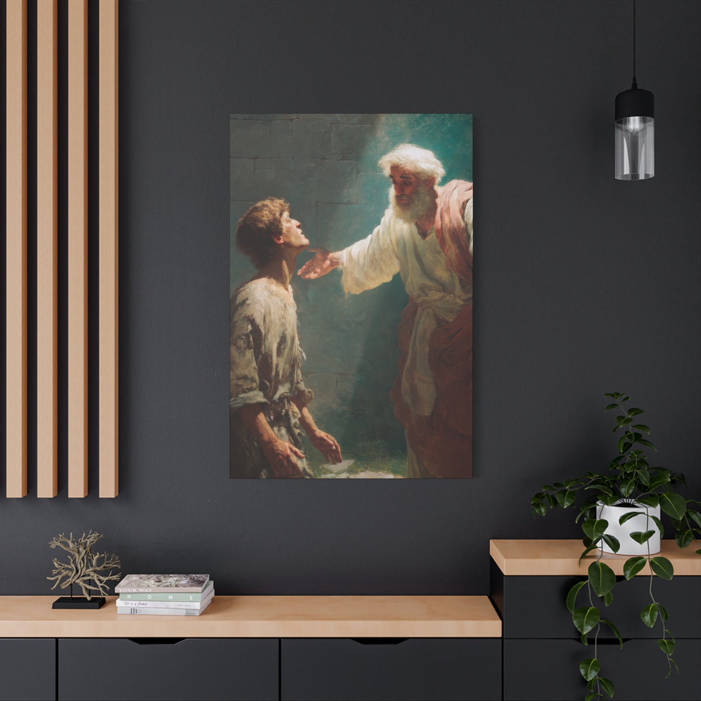 Homecoming of the Prodigal Son - Gallery Wrapped Canvas - Print - Religious Art for your Home - Catholic Art Print