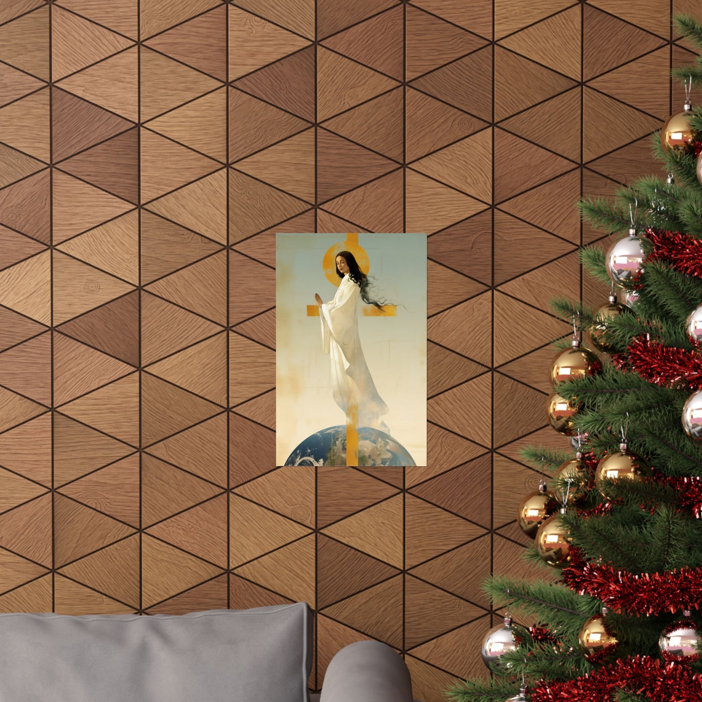 Our Lady of Akita - Mother Mary - Sanctified Souls Print - Multiple Sizes - Premium Matte Vertical Posters