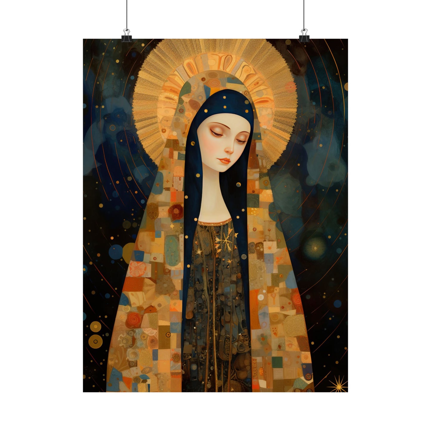 The Eternally Beloved: Mary in Art - Sanctified Souls Print - Multiple Sizes - Premium Matte Vertical Posters