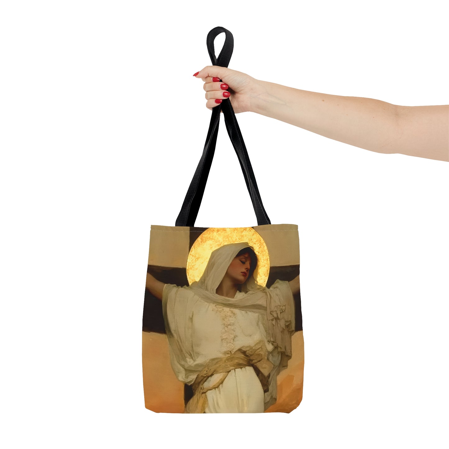 Saint Julia of Carthage Tote Bag - Large Medium Small Faith Art Bag - Catholic Faith Purse - Religious Carry All Reusable Tote Bag