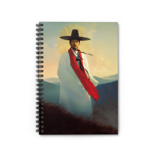 Saint Andrew Kim Taegon - Sanctified Souls Art - Religious Based Notebook - Spiral Notebook - Prayer journal - Martyr of the Church