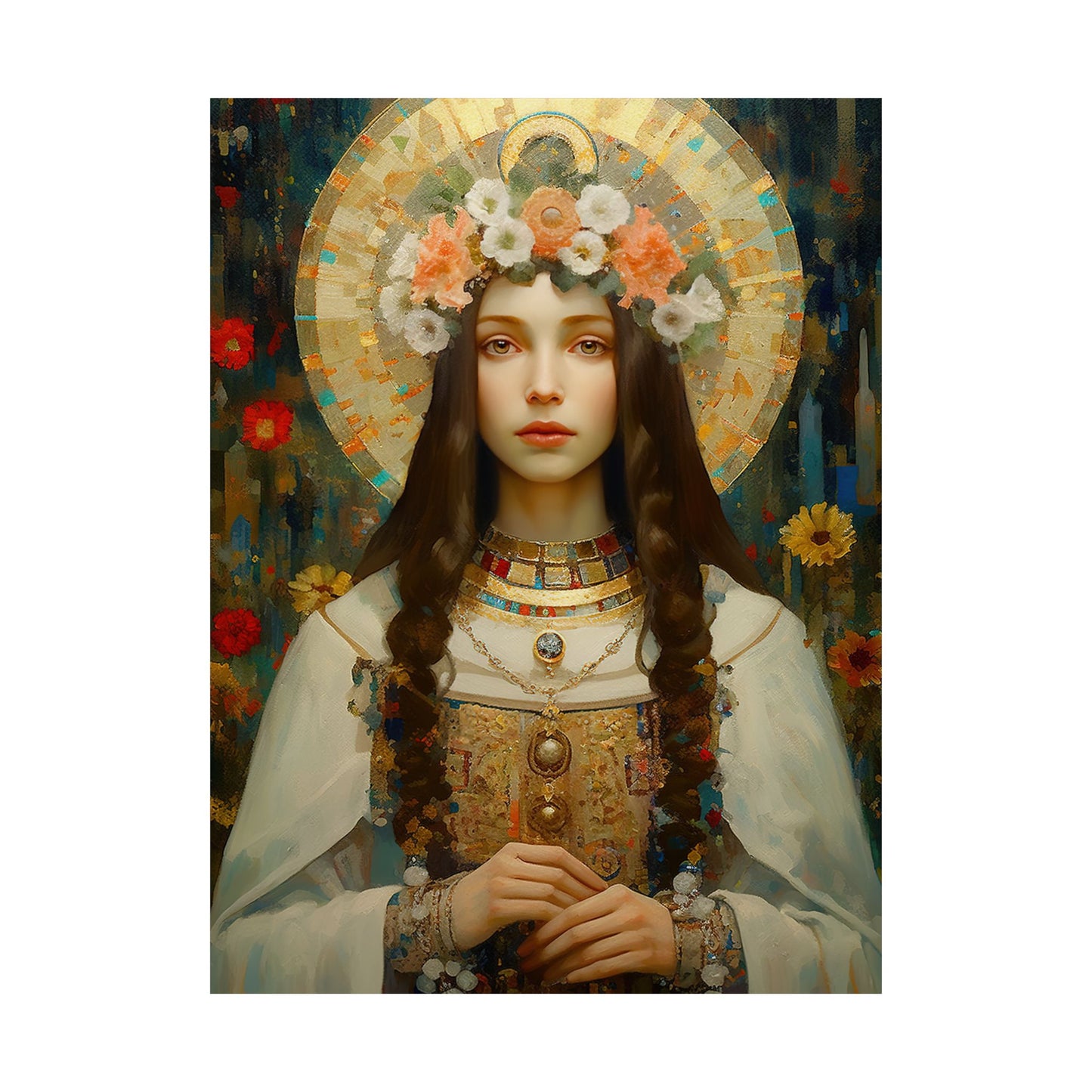 Saint Dorothy - Sanctified Souls Print - Multiple Sizes - Premium Matte Vertical Posters