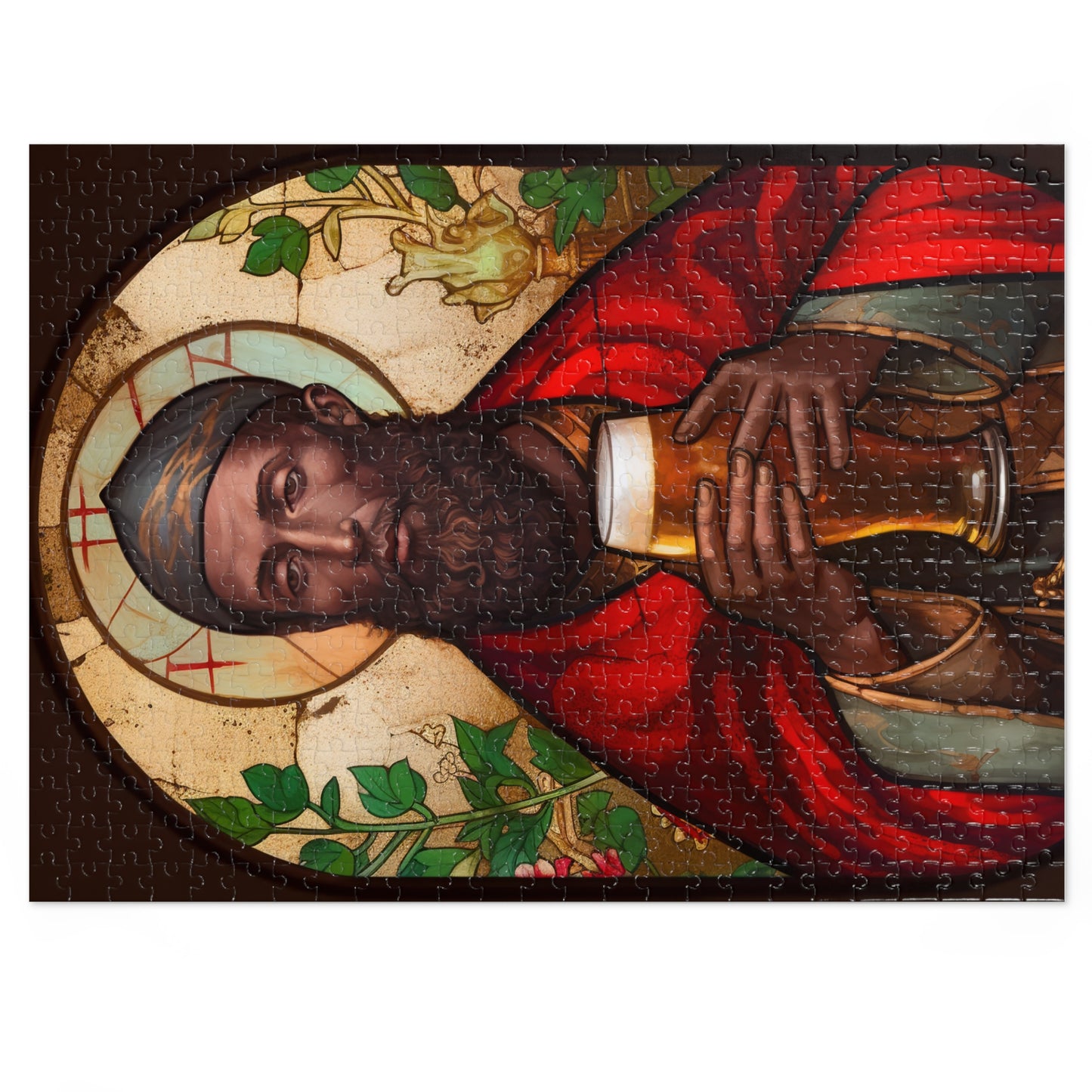 Saint Augustine of Hippo - Puzzle and Keepsake Tin - Religious Jigsaw Puzzle (30, 110, 252, 500,1000-Piece) - Religious Puzzle