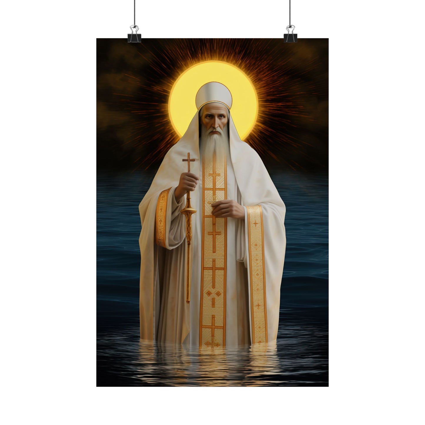 Saint Innocent of Alaska - Sanctified Souls Print - Multiple Sizes - Premium Matte Vertical Posters
