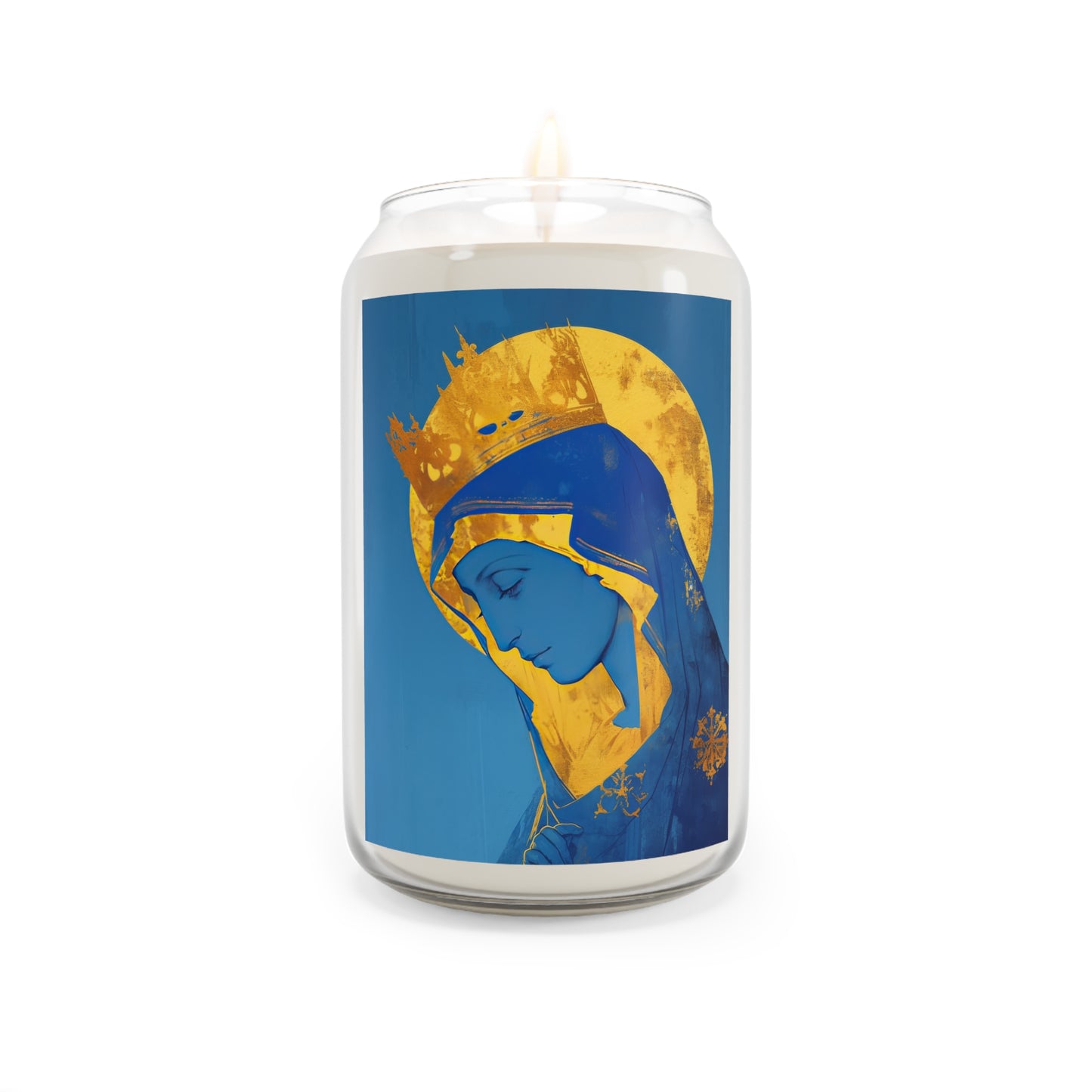 Mother Mary - Light of All Faithful - Scented Prayer Candle, 13.75oz -  Candle - Catholic Art -  Scented Candle - Religious
