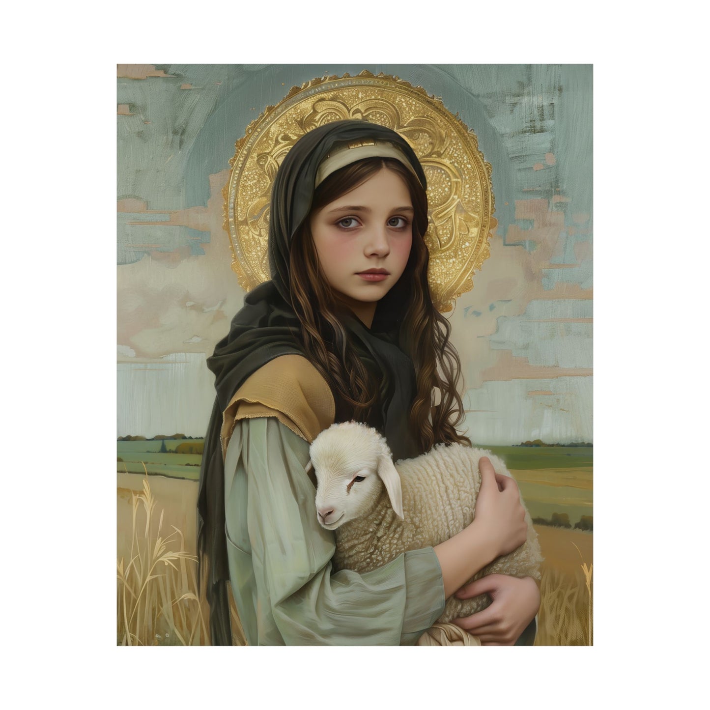 Saint Belina - Multiple Sizes - Premium Matte Vertical Posters - Catholic Art - Religious Poster - Catholic Saint Art - Multiple Sizes