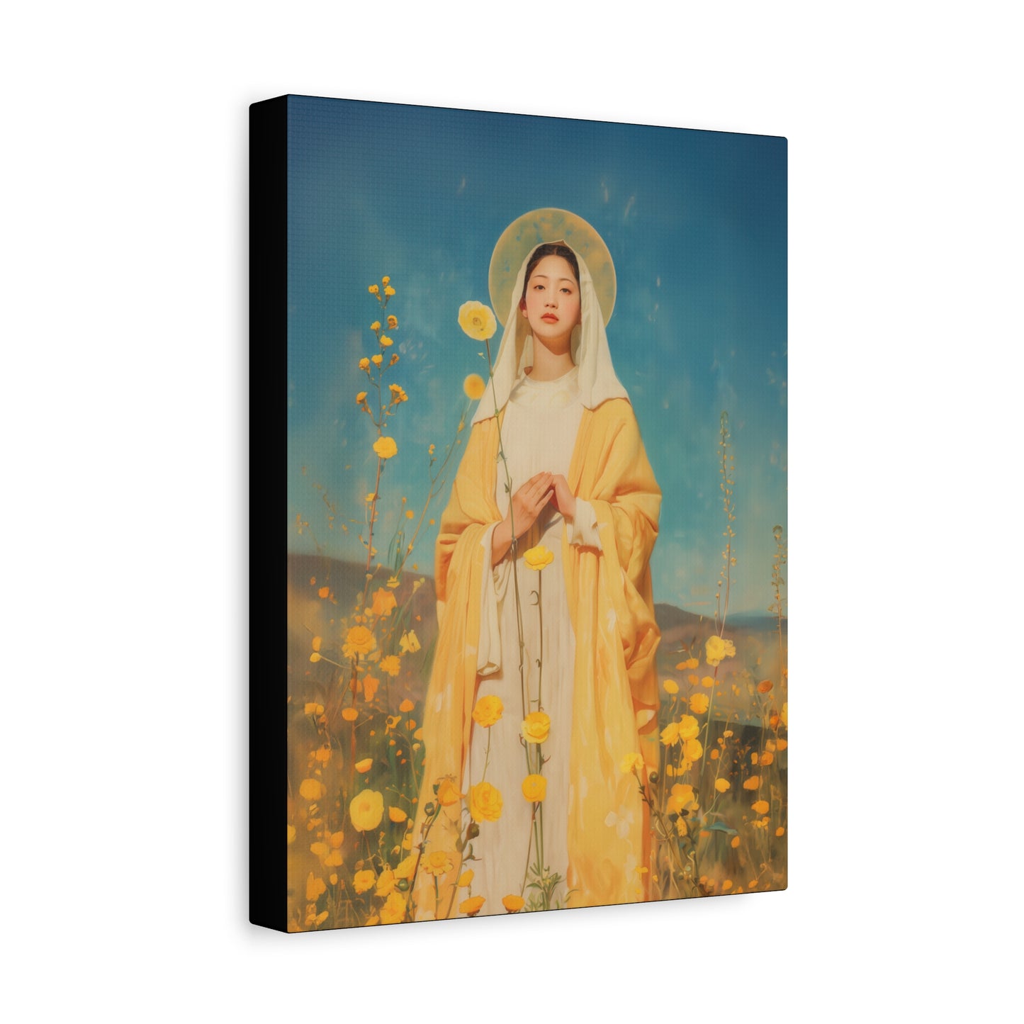 Saint Agatha Lin - Gallery Wrapped Canvas - Print - Religious Art for your Home - Catholic Art