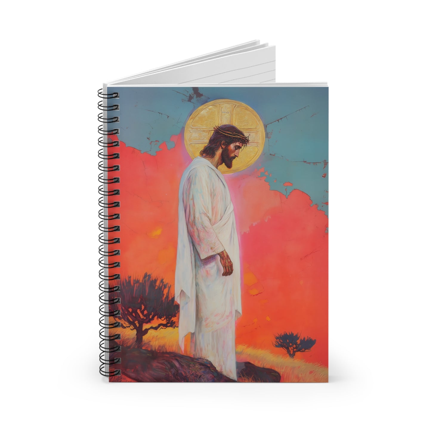 From the Tomb, Eternal Life - Sanctified Souls Art - Religious Based Notebook - Spiral Notebook - Ruled Line