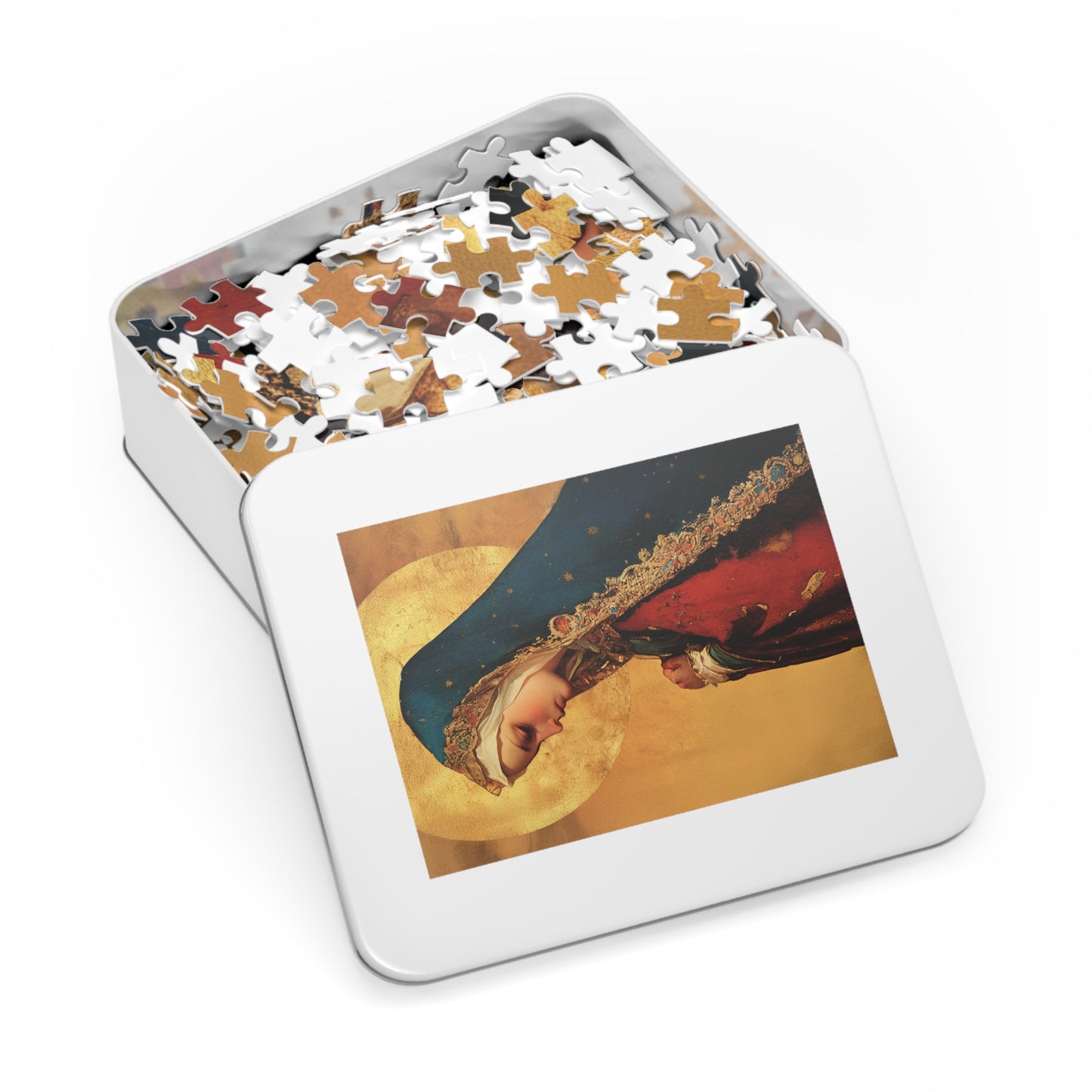 Our Lady of Mercy / Our Lady of Ransom - Puzzle and Tin - Religious Jigsaw Puzzle (30, 110, 252, 500,1000) - Gift Catholic Families