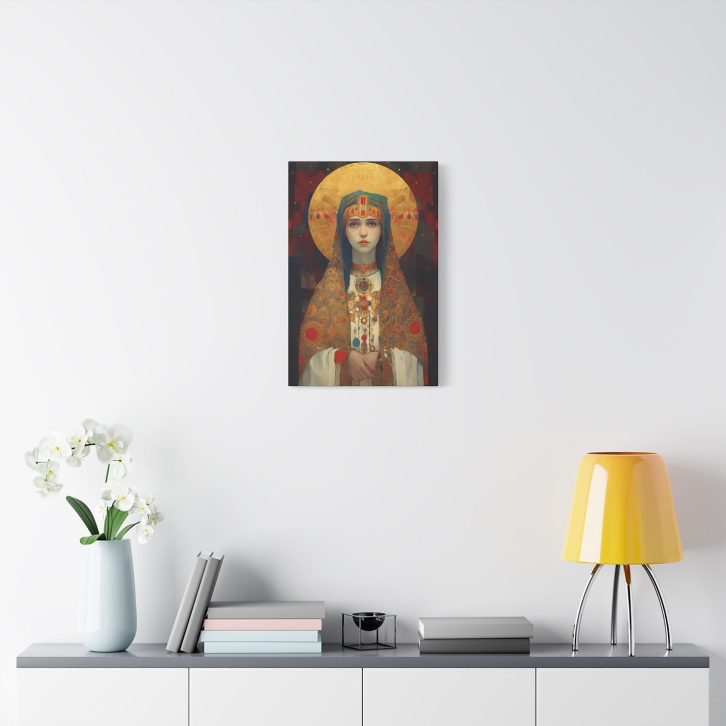 Saint Anastasia of Sirmium - Museum Wrapped Canvas - Sanctified Souls Print - Religious Art for your Home