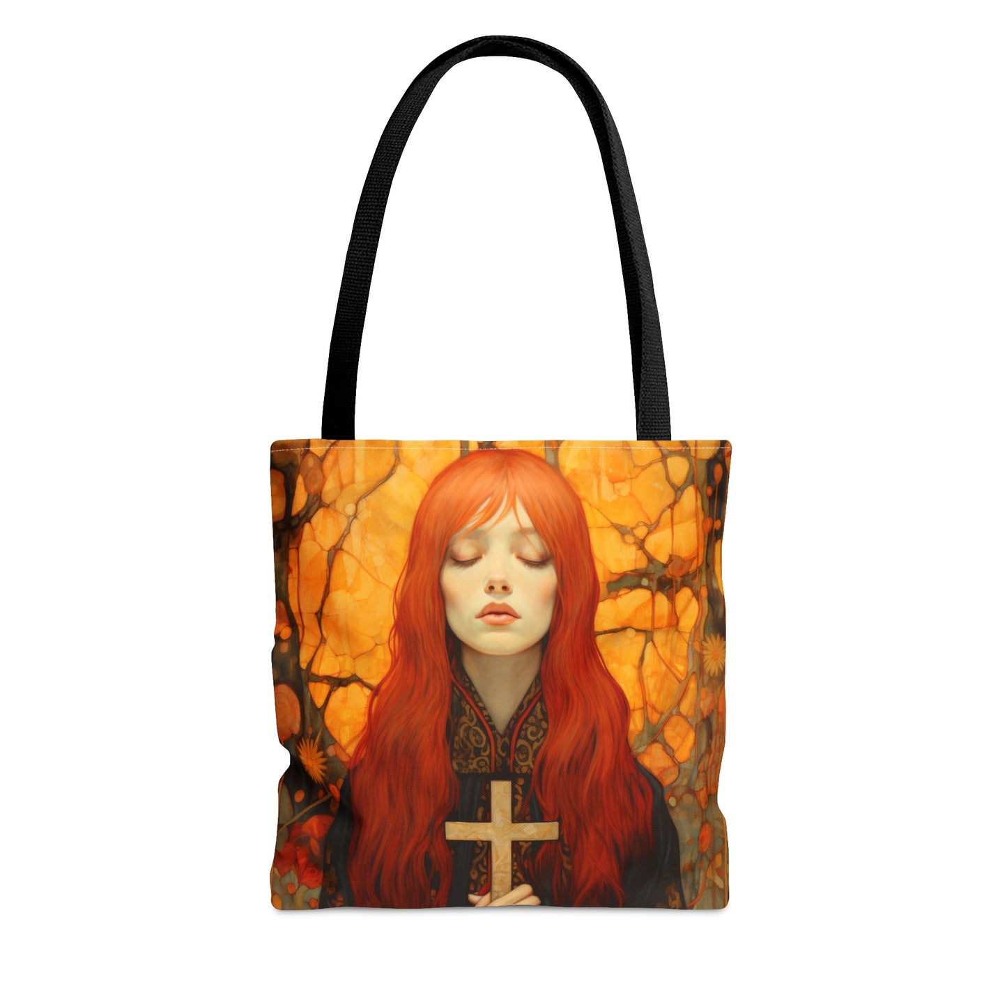 Saint Mary Magdalene Tote Bag - Large Medium Small Faith Art Bag - Catholic Faith Purse - Double Sided - Religious Art Purse
