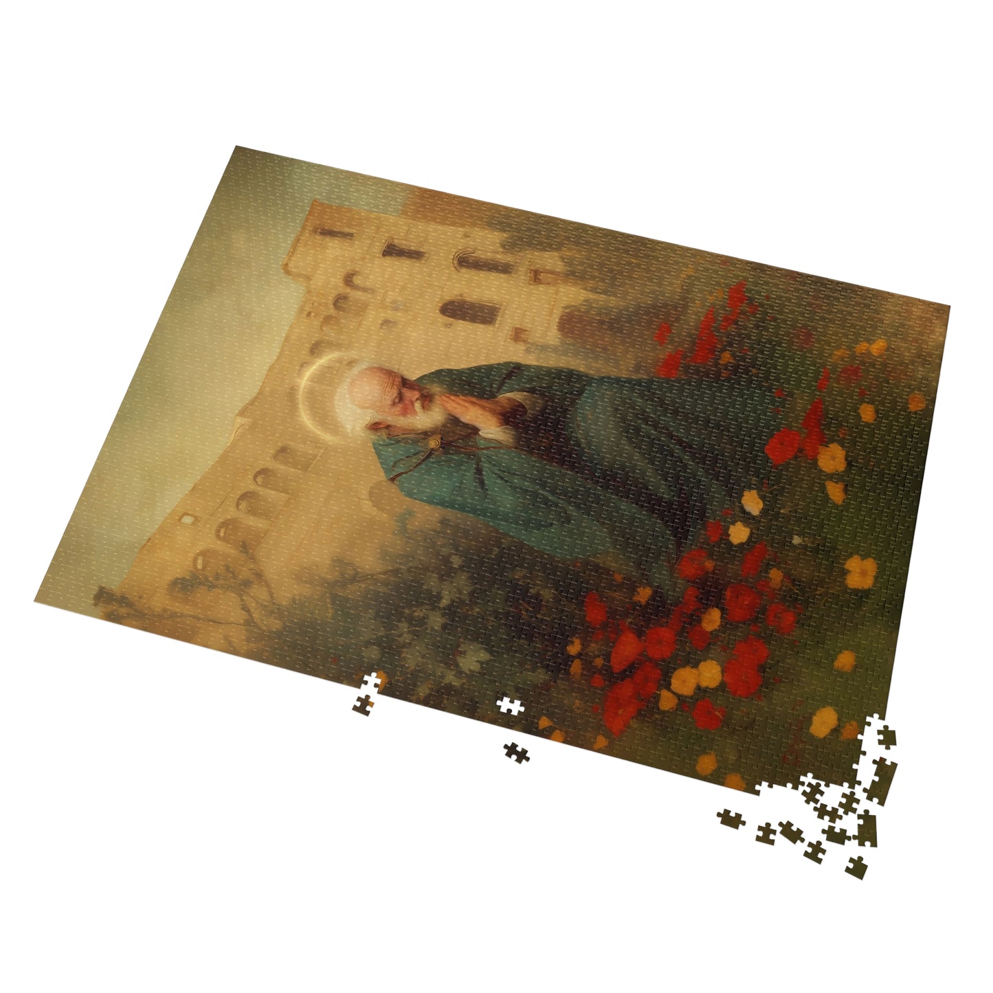 Saint Cyprian - Puzzle and Tin - Religious Jigsaw Puzzle (30, 110, 252, 500,1000) - Gift Catholic Families