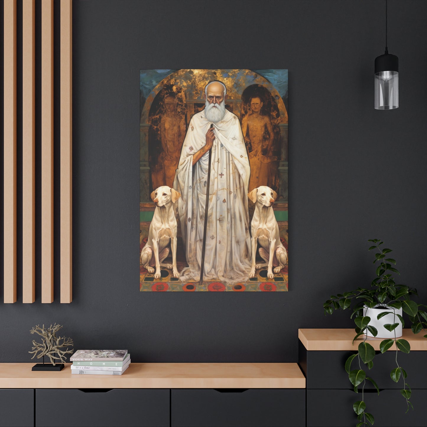 Saint Lazarus of Bethany Canvas Print - Multiple Sizes - Catholic Home art - Museum Wrapped Canvas - Sanctified Souls Print