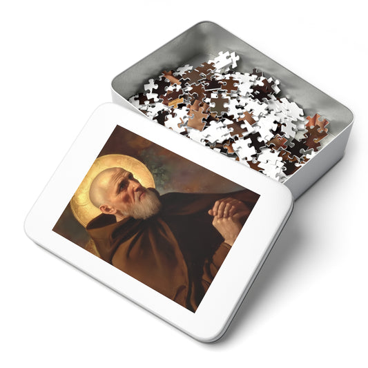Saint Ignatius of Laconi - Puzzle & Keepsake Tin - Religious Jigsaw Puzzle (30, 110, 252, 500,1000-Piece)