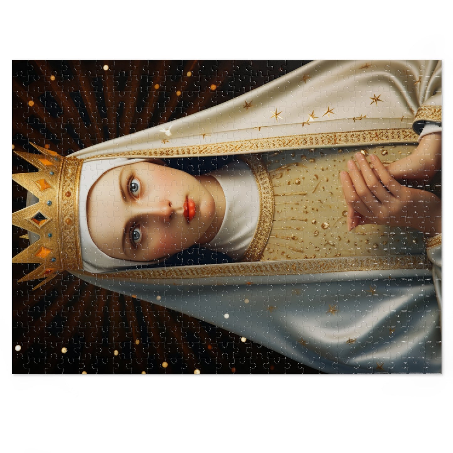 Saint Kinga of Poland - Puzzle and Keepsake Tin - Religious Jigsaw Puzzle (30, 110, 252, 500,1000-Piece) - Religious Puzzle